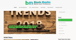 Desktop Screenshot of bisnismuslim.com