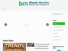 Tablet Screenshot of bisnismuslim.com